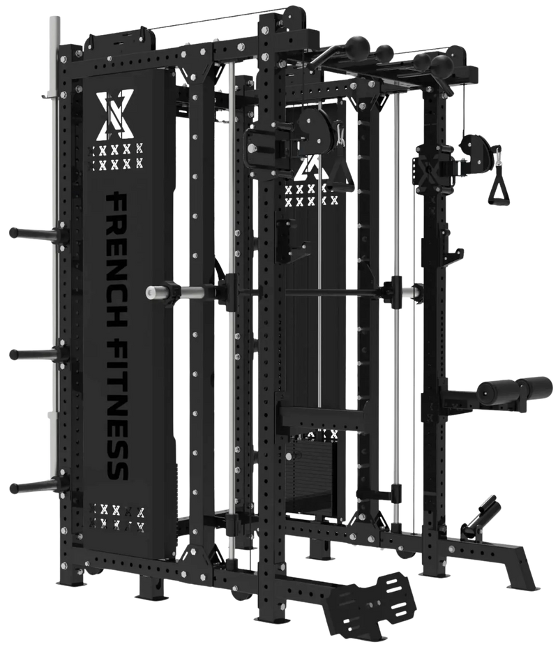 French Fitness FSR100 Commercial Functional Smith Rack System (New)