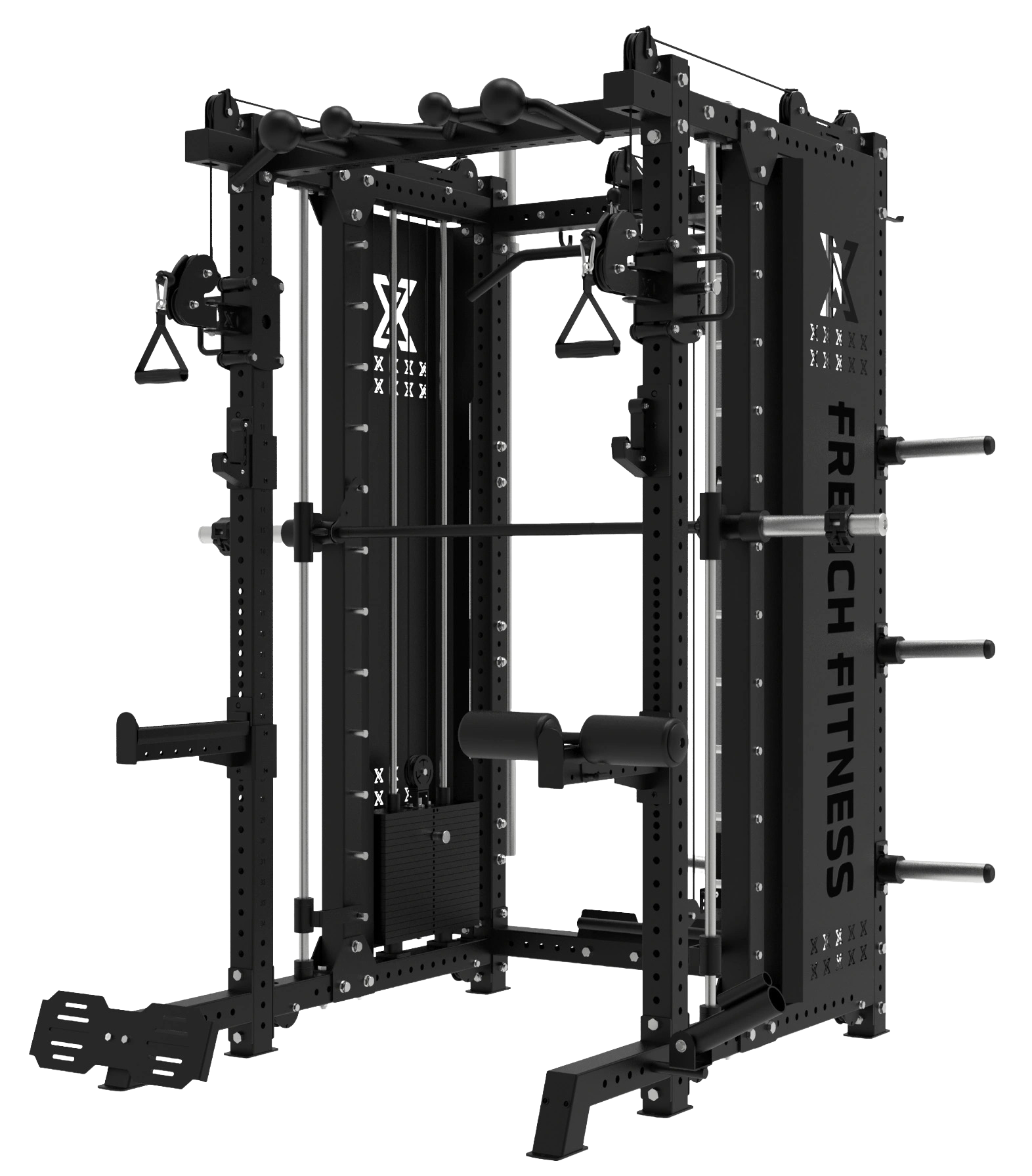 French Fitness FSR100 Commercial Functional Smith Rack System (New)