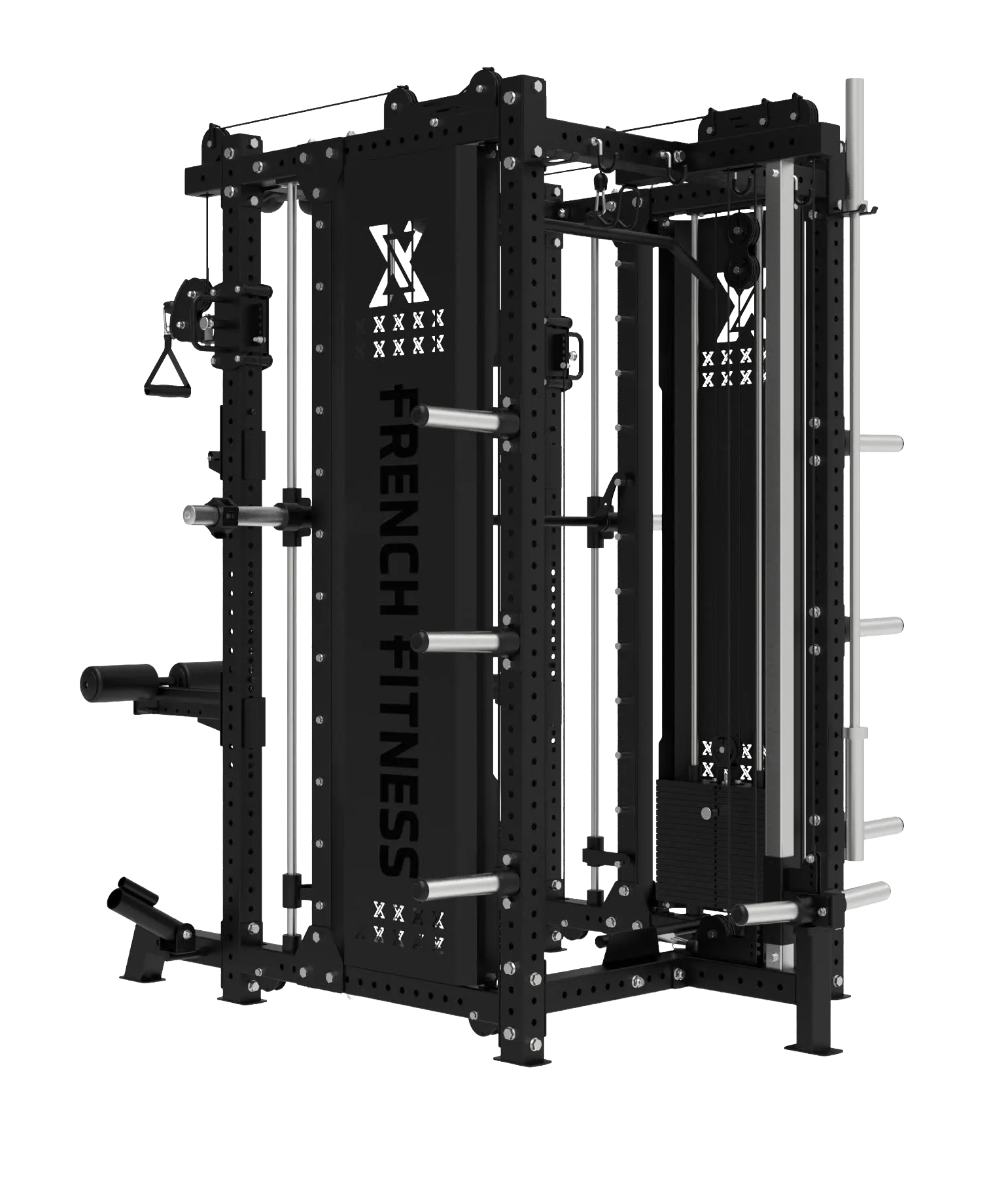 French Fitness FSR100 Commercial Functional Smith Rack System (New)