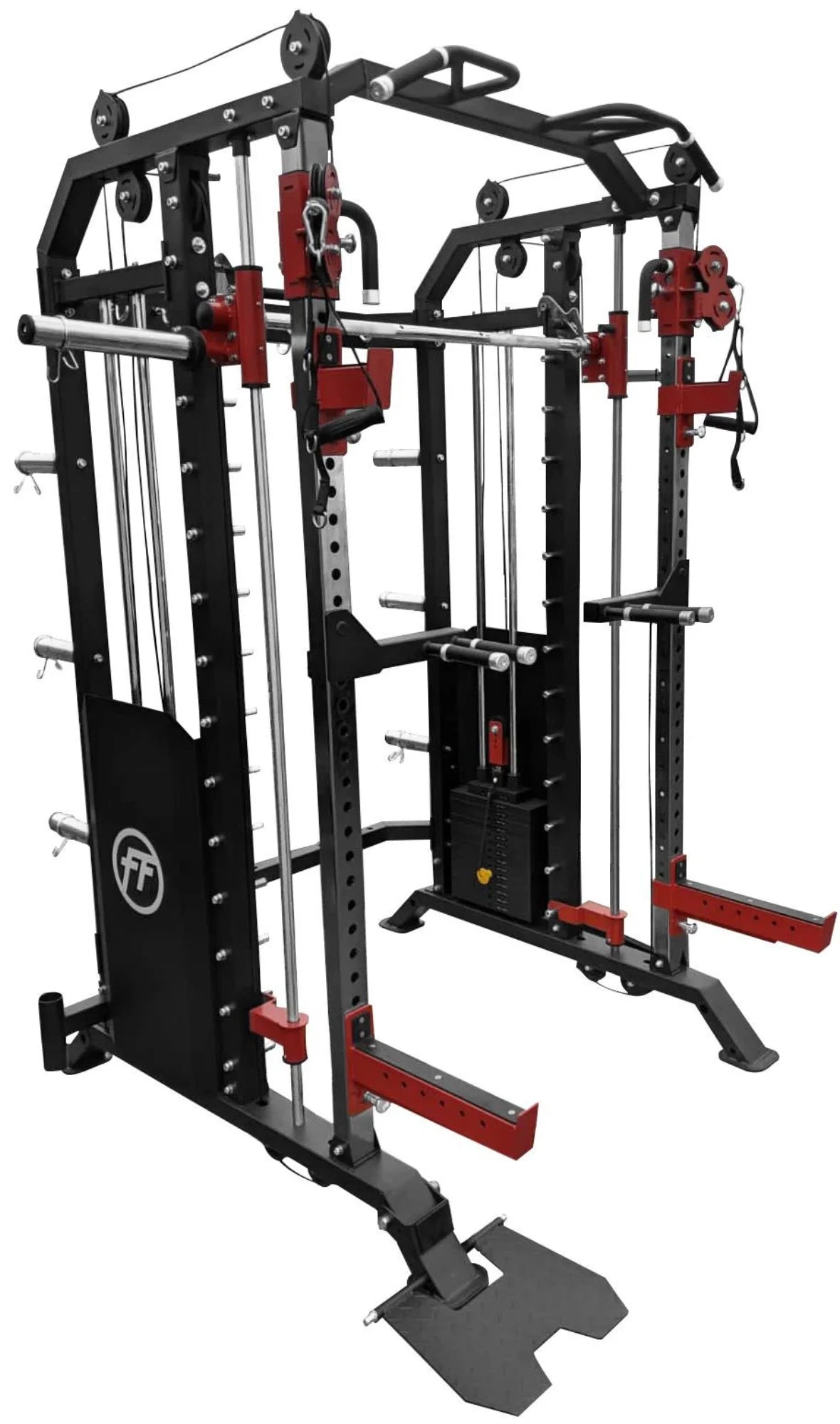 French Fitness FSR50 Dual Cable & Smith Rack Home Gym (New)