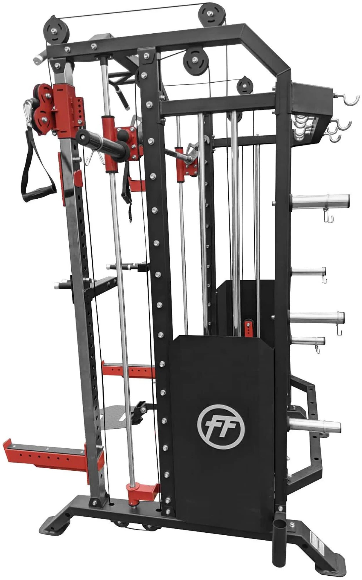 French Fitness FSR50 Dual Cable & Smith Rack Home Gym (New)