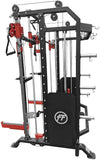 French Fitness FSR50 Dual Cable & Smith Rack Home Gym (New)