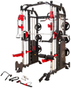French Fitness FSR50 Dual Cable & Smith Rack Home Gym (New)