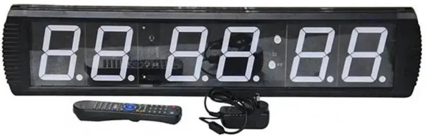 French Fitness FF-GT10S Gym Timer w/Stand & Remote (New)