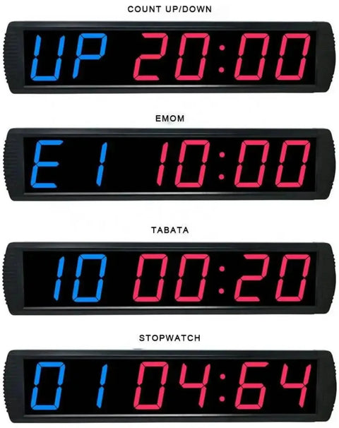 French Fitness FF-GT10S Gym Timer w/Stand & Remote (New)