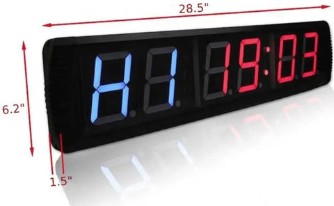 French Fitness FF-GT10S Gym Timer w/Stand & Remote (New)