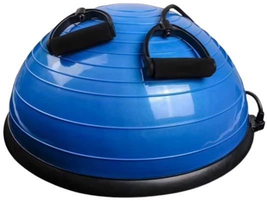 French Fitness Half Ball Balance Trainer w/Resistance Bands (New)
