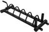 French Fitness Horizontal Bumper Plate Storage Rack V2 angled view
