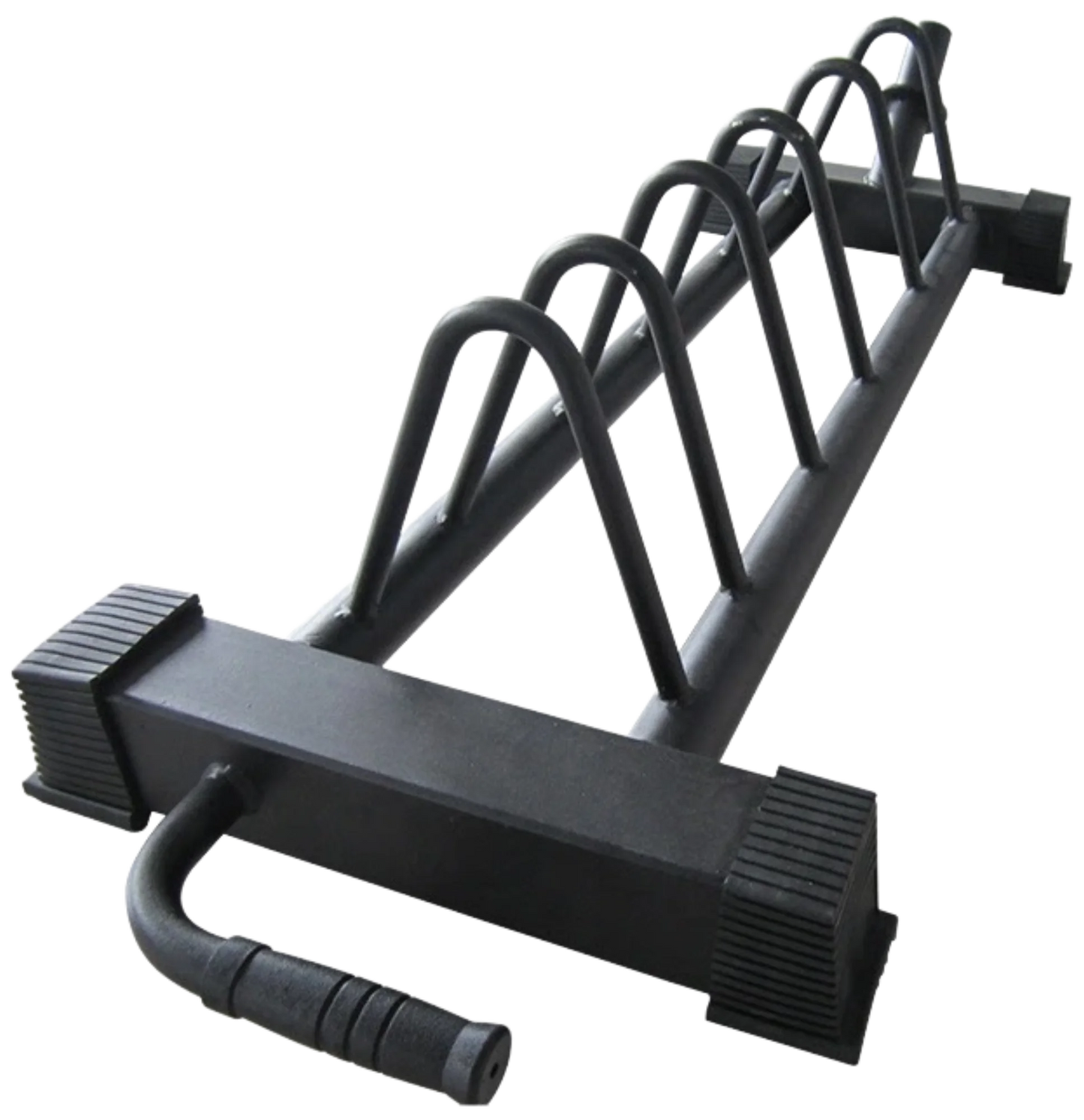 French Fitness Horizontal Bumper Plate Storage Rack (New)