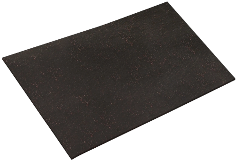 French Fitness 4' x 6' Heavy Duty Rubber Floor Mat 3/4" (New) Image
