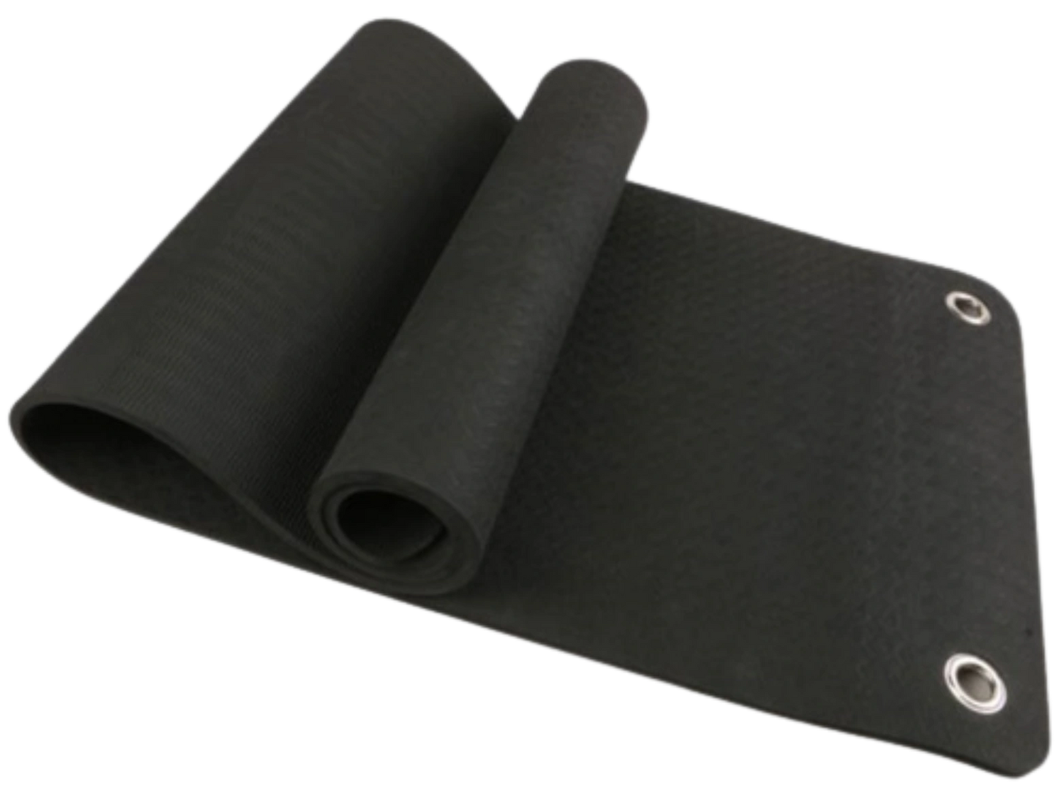 French Fitness 6mm Hanging Yoga Mat (New) - Angled View