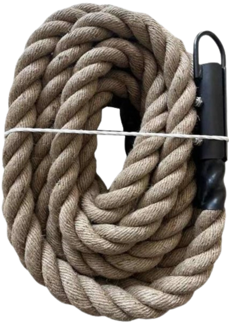French Fitness Jute Climbing Rope 1.5 in x 30 ft (New)