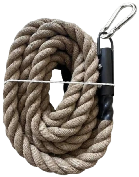 French Fitness Jute Tow Rope 1.5 in x 30 ft (New) Image