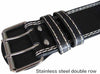 French Fitness Leather Weight Lifting Belt (New)
