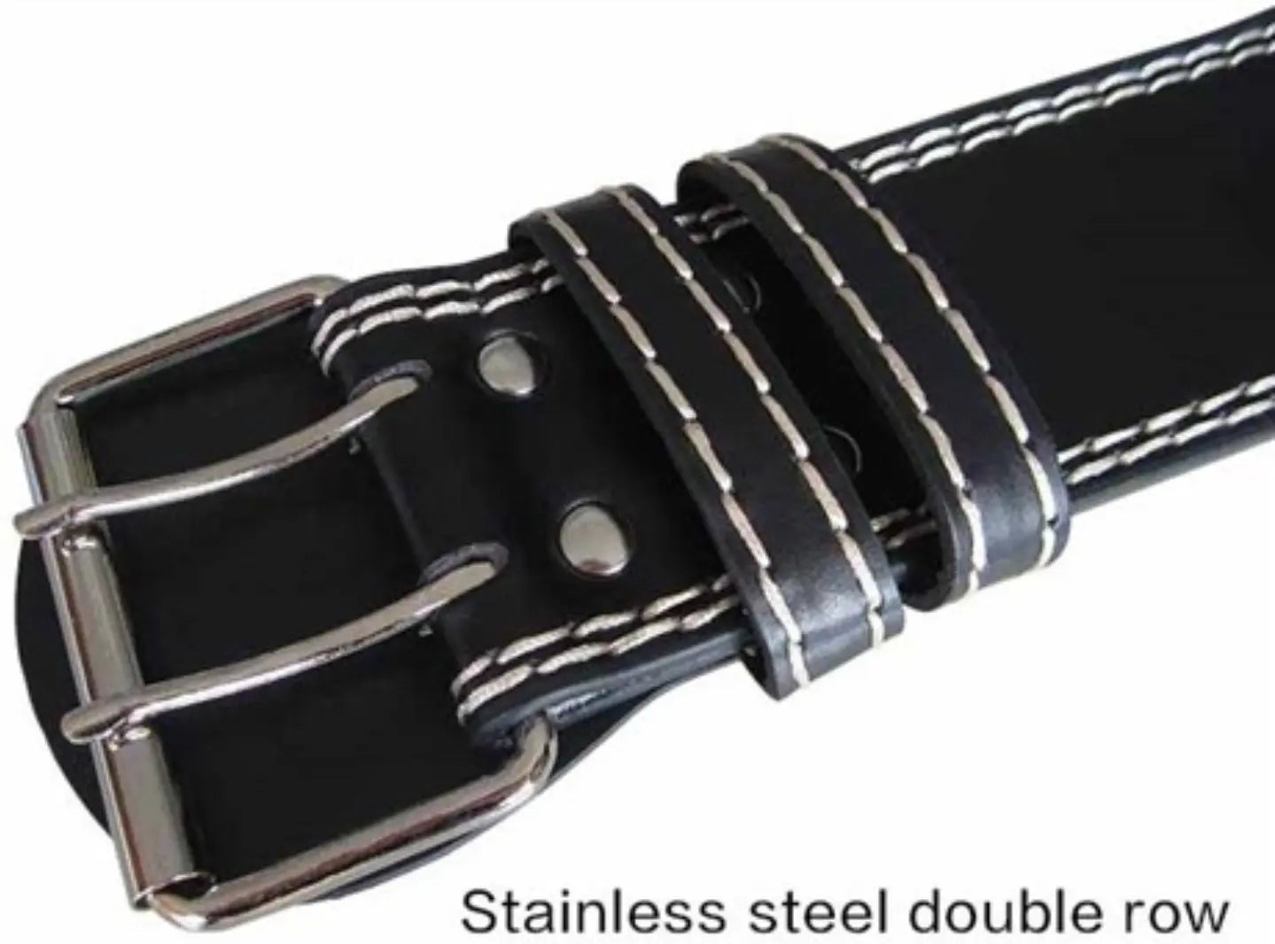 French Fitness Leather Weight Lifting Belt (New)