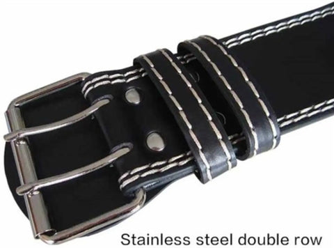 French Fitness Leather Weight Lifting Belt (New)