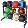 French Fitness 3 Tier Medicine & Slam Ball Rack (New)