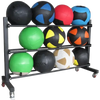 French Fitness 3 Tier Medicine & Slam Ball Rack (New)