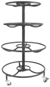 French Fitness Circular 12 Pair Mobile Medicine Ball Rack (New)