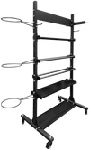 French Fitness Multi-Storage Accessory Tower Rack (New)