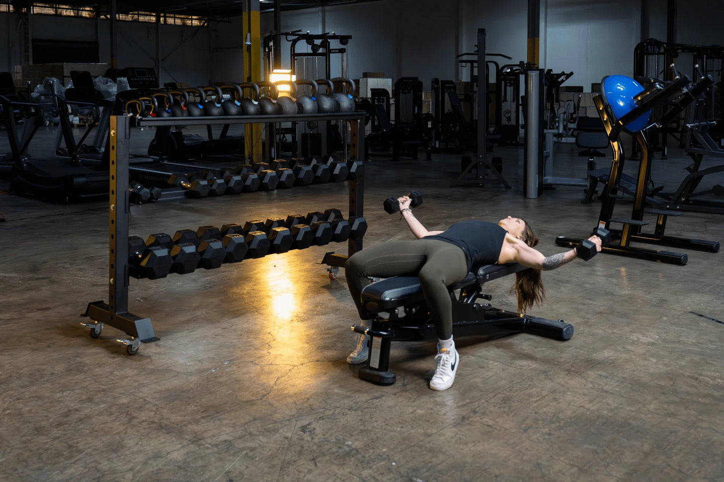 French Fitness Monster Universal Storage System - Angled Training View