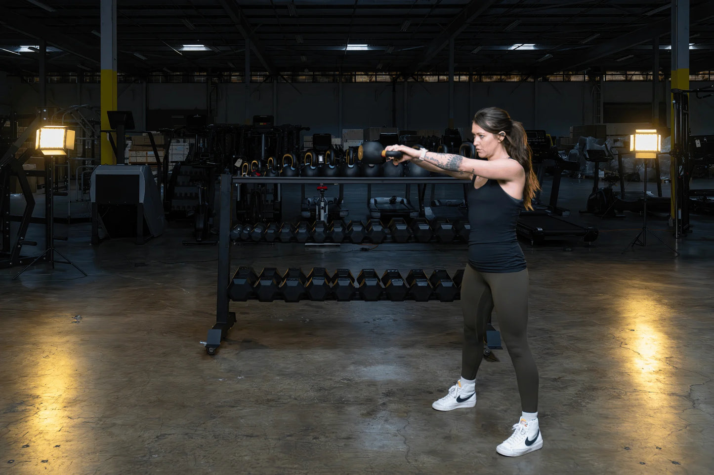 French Fitness Monster Universal Storage System - Angled Training View
