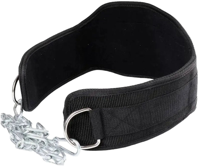 French Fitness EVA Nylon Weightlifting Belt - Close-Up View