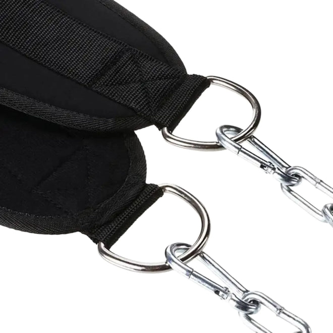 French Fitness EVA Nylon Weightlifting Belt - Close-Up View