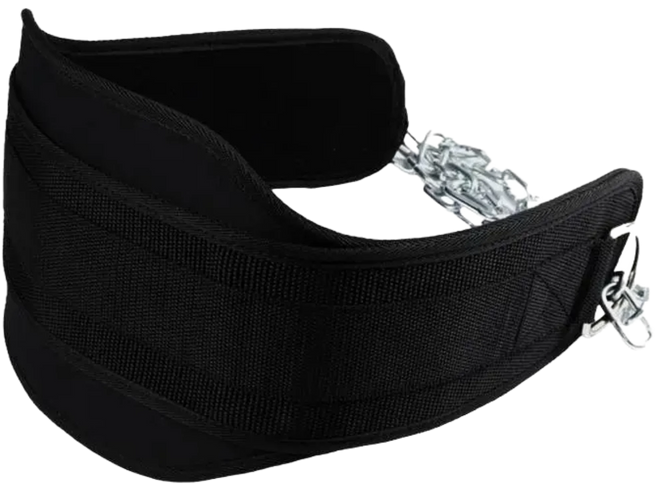 French Fitness EVA Nylon Weightlifting Belt - Close-Up View