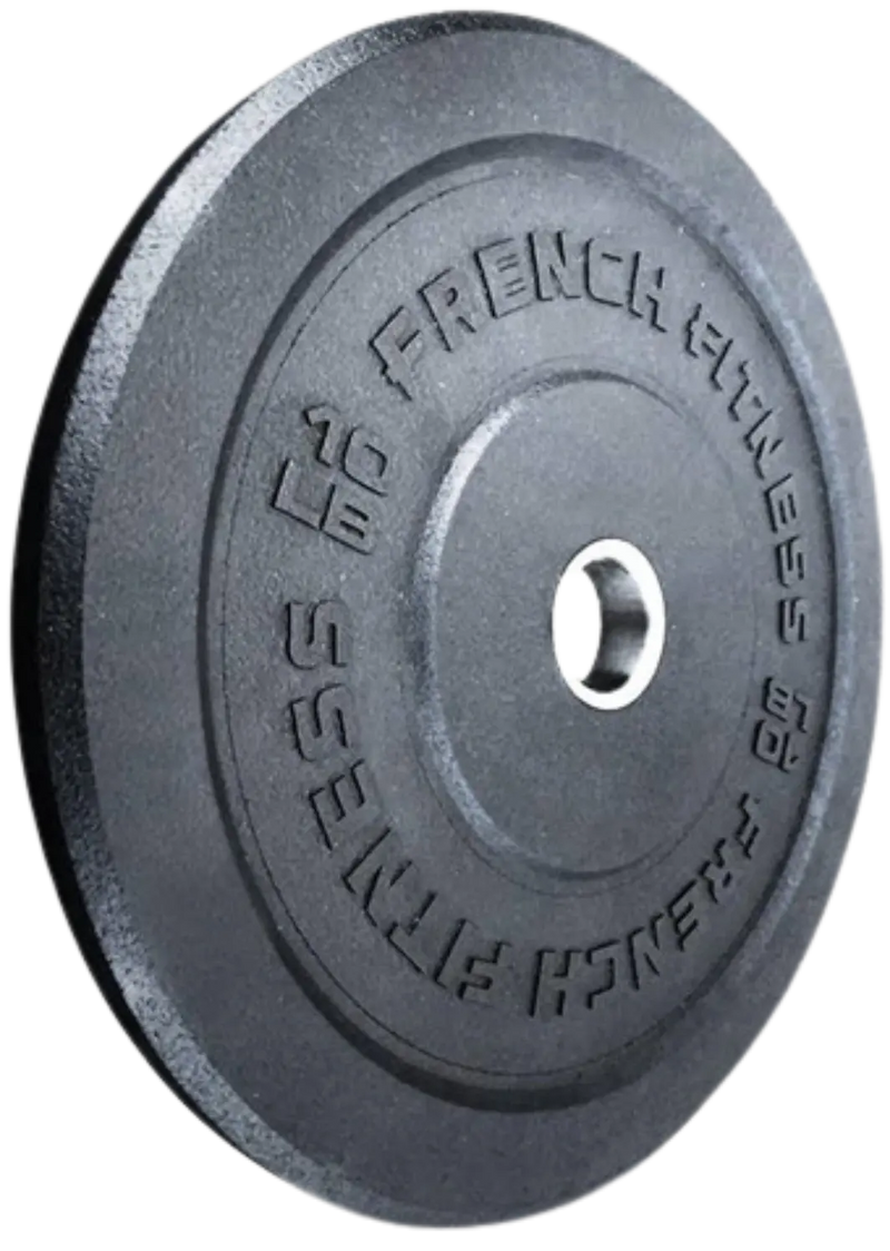 French Fitness Olympic Bumper Plate 10 lbs - Crumb Rubber (New)