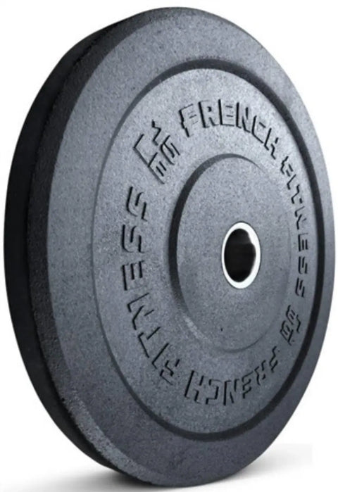 French Fitness Olympic Bumper Plate Set 190 lbs - Crumb Rubber (New)