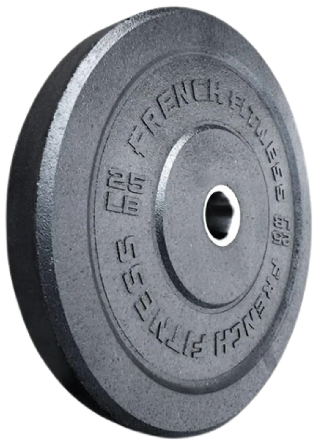 French Fitness Olympic Bumper Plate 25 lbs - Crumb Rubber (New)