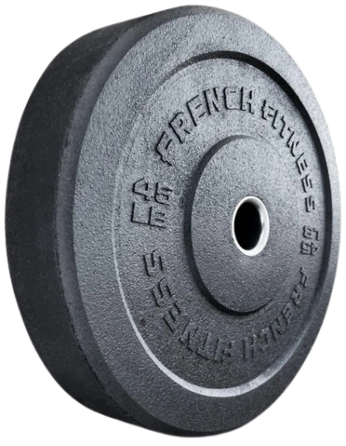 French Fitness Olympic Bumper Plate 45 lbs - Crumb Rubber (New)