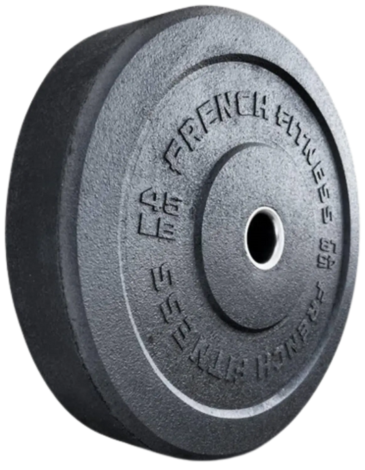 French Fitness Olympic Bumper Plate 45 lbs - Crumb Rubber (New)