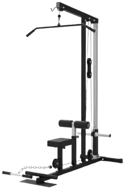 French Fitness Lat Pulldown / Low Row Plate Loaded (New)