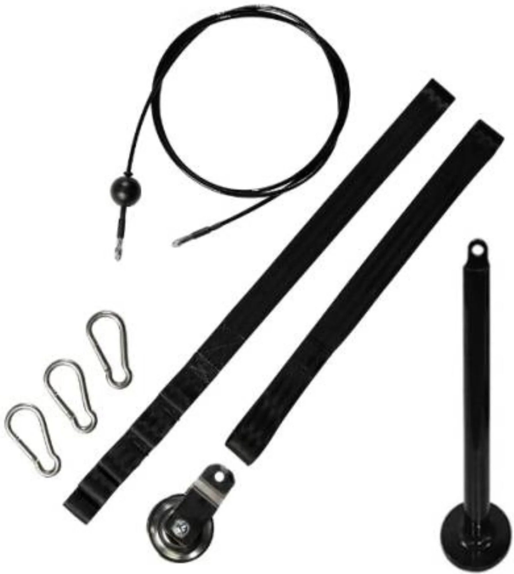 French Fitness Plate Loaded Pulldown Portable Cable Trainer Slinger (New)