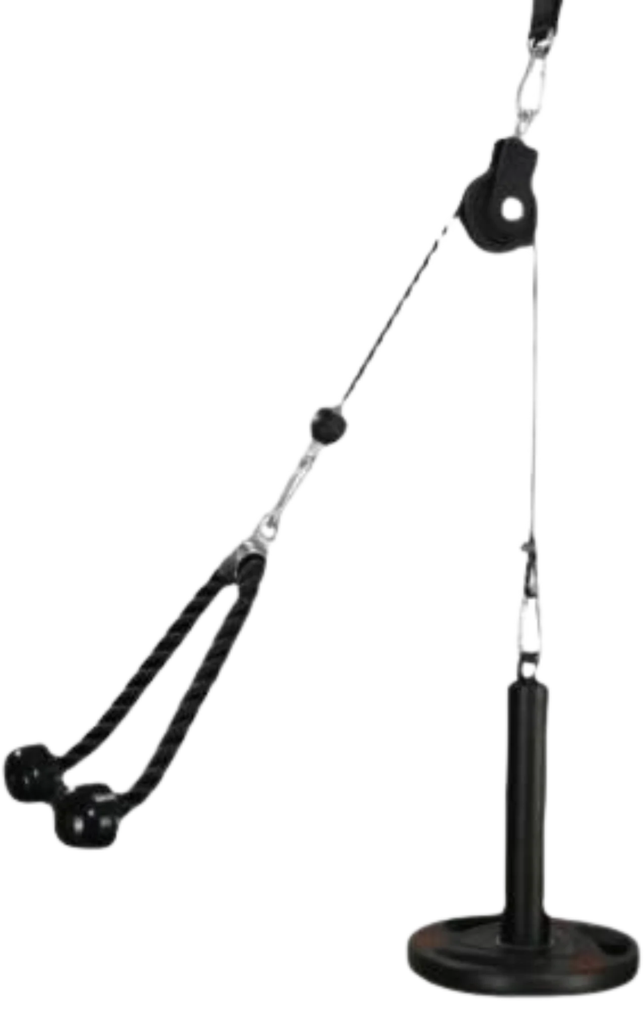 French Fitness Plate Loaded Pulldown Portable Cable Trainer Slinger (New)