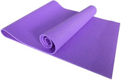 French Fitness PVC Yoga Mat - Angled View