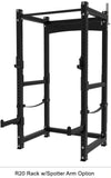 French Fitness R20 Full Squat Rack / Power Cage w/Bar (New)