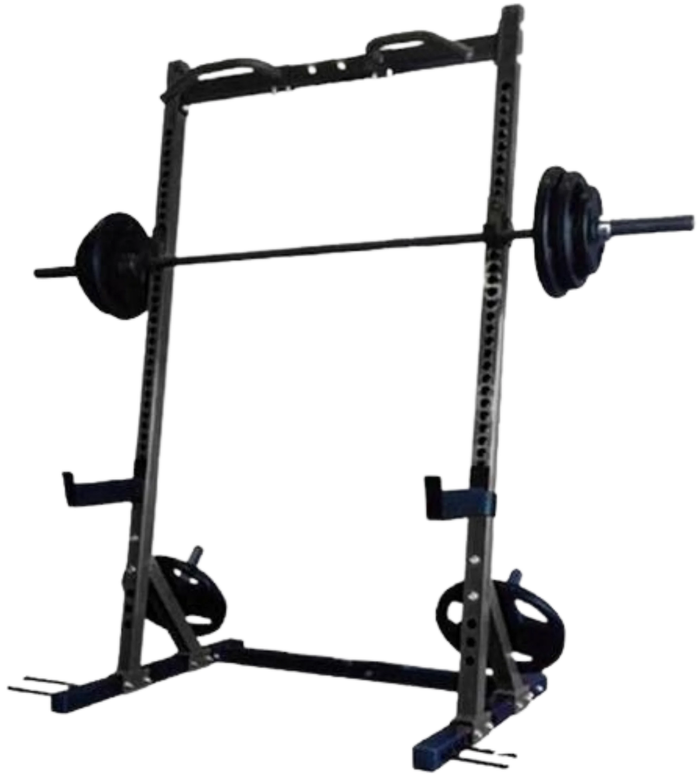 French Fitness R4 Half Rack - Angled View