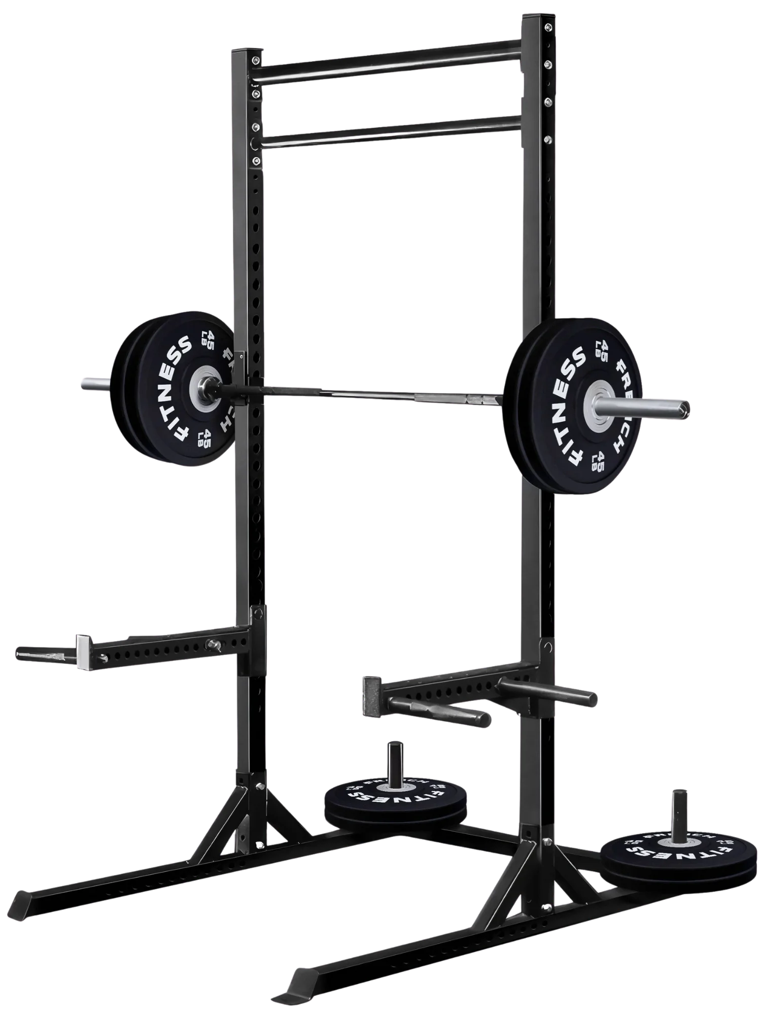 French Fitness R6 Cross Training Squat Stand - Angled View