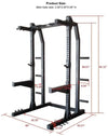 French Fitness R8 Half Cage / Squat Rack (New)