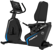 French Fitness RB200 Commercial Recumbent Bike - Angled View