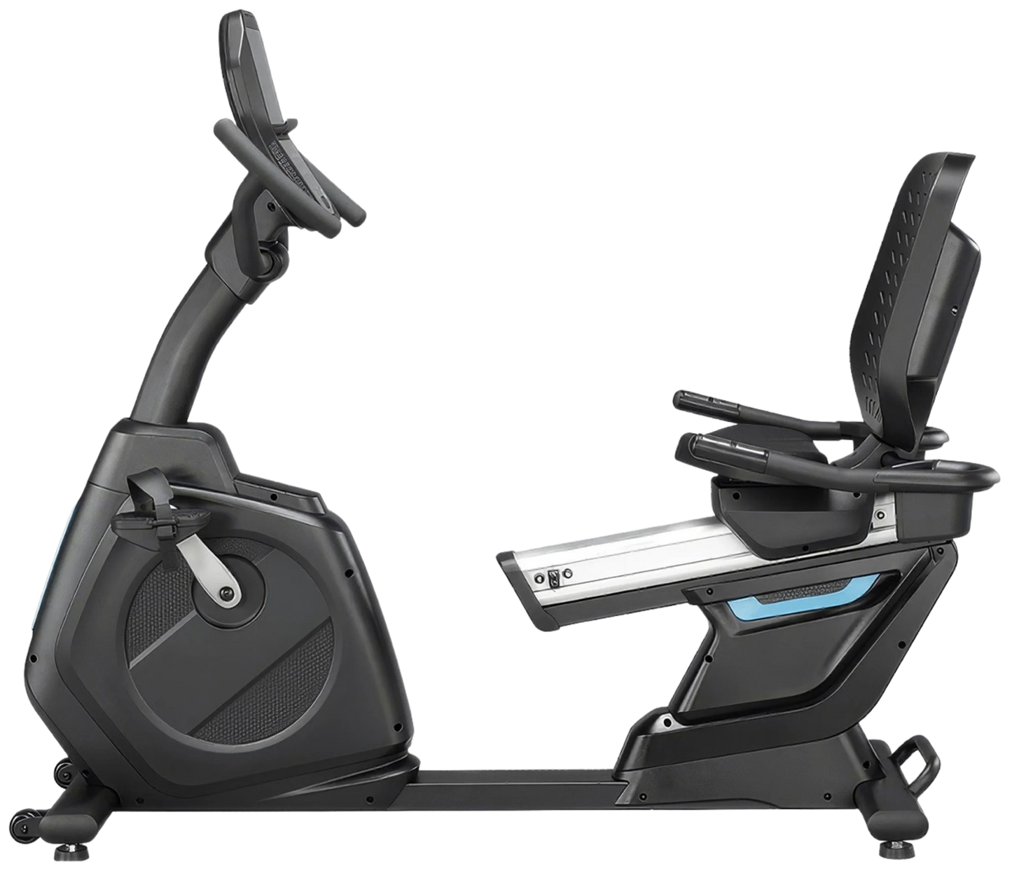 RB320T Recumbent Bike w/10" Touch Console French Fitness - Side View