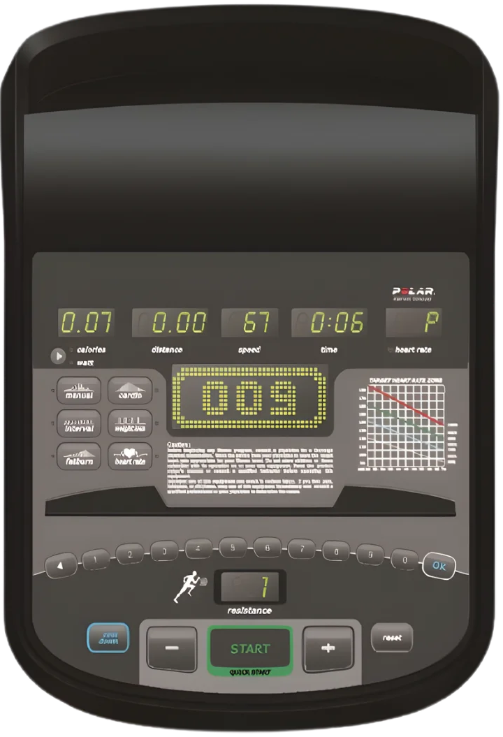 French Fitness RB600 Recumbent Bike w/LED Console (New)