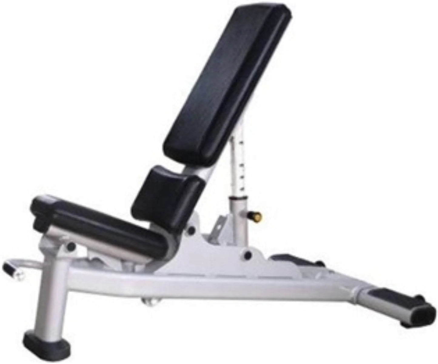 French Fitness Rubber Hex Dumbbell Set 5 to 100 lbs w/Bench + (2) 3 Tier Dumbbell Racks (New)