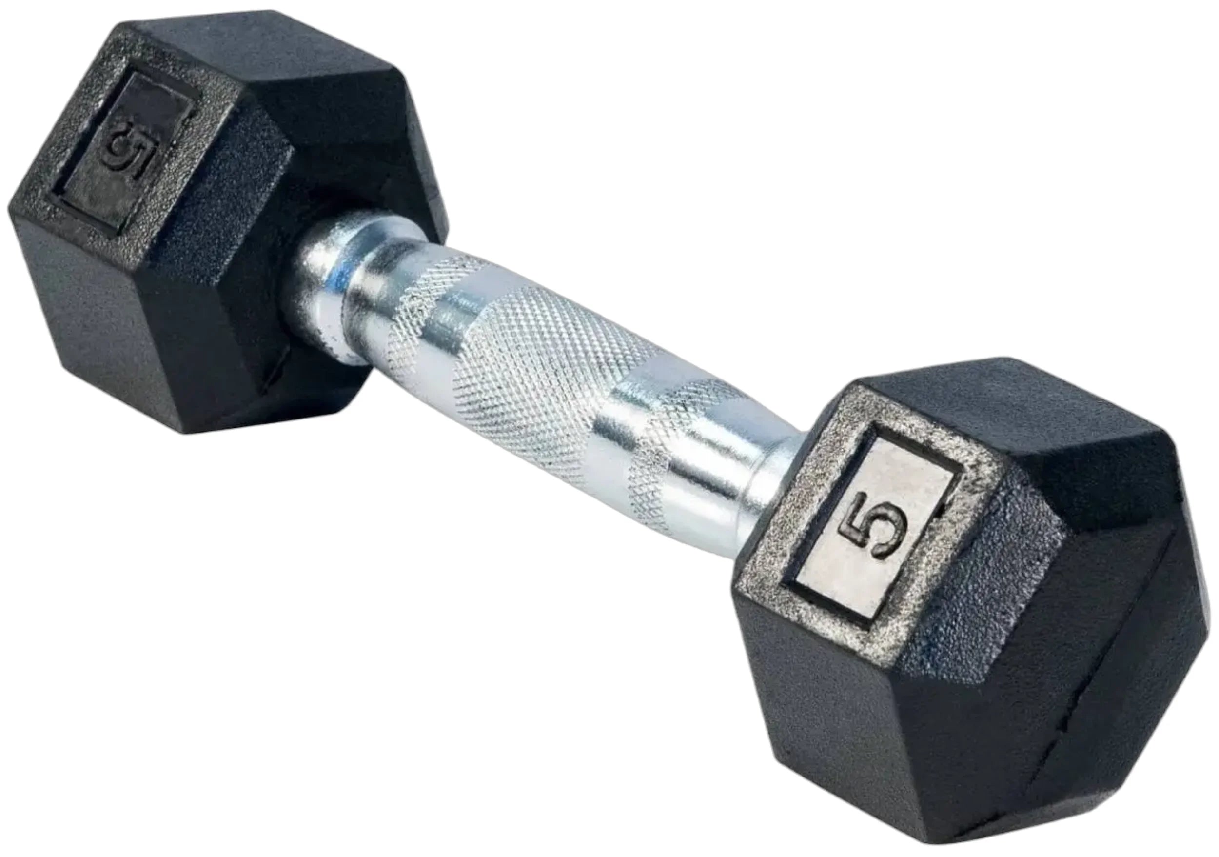 French Fitness Rubber Coated Hex Dumbbell Set 5-50 lbs (New)