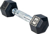 French Fitness Rubber Coated Hex Dumbbell Set 5-50 lbs (New)