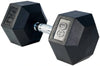 French Fitness Rubber Coated Hex Dumbbell Set 55-100 lbs (New)