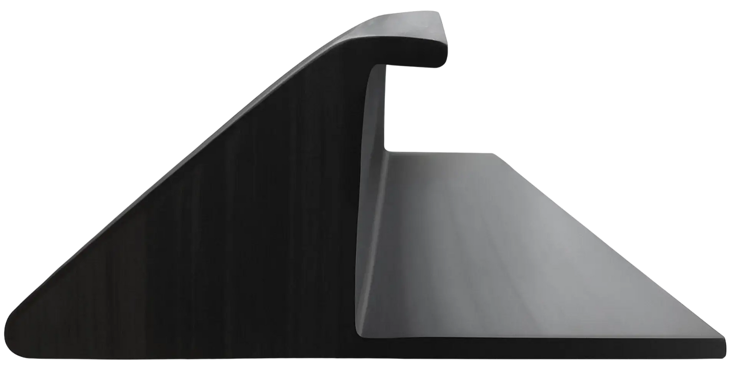 French Fitness Rubber Flooring Ramps Beveled Edge Transition Strip 19mm (New) Image